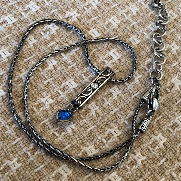 Brighton "A Day Of Love" Blue Swarovski Crystal  Pendant Necklace - Picture 12 of 16